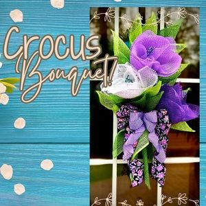 Crocus Bouquet Wreath